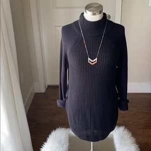 Francesca’s braided side turtleneck sweater!